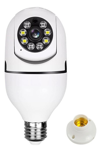 Vigilância Completa Câmera Ip 360 Giratória Lâmpada E Wifi