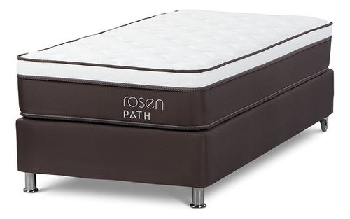 Cama Box Tarima Path Brown 1 Plaza 90 X 190 Cm Rosen