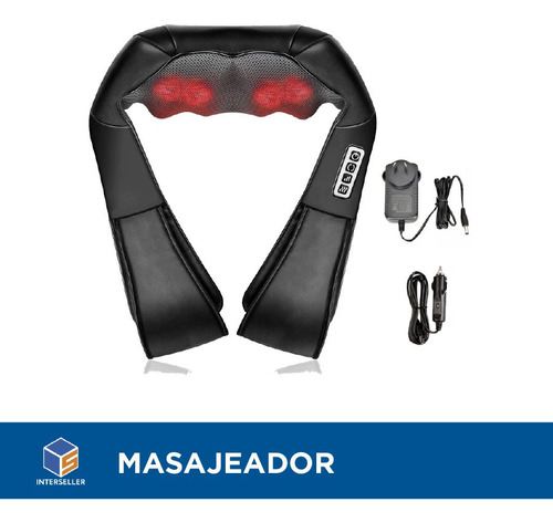 Imagen 6 de 8 de Masajeador Cervical Espalda Hombros Pie Shiatsu Calor Lumbar