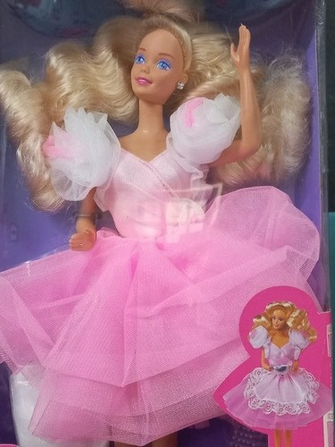 Imagem 2 de 7 de Barbie Home Pretty 1990 Antiga Superstar Sonho Rosas 80 90