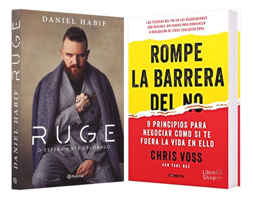 Ruge Daniel Habif + Rompe Barrera Del No 2 Libros