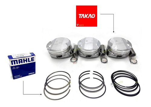 Imagem 1 de 2 de Pistao Com Anéis Stander 1.0 12v Ford Novo Ka 3 Cilindros