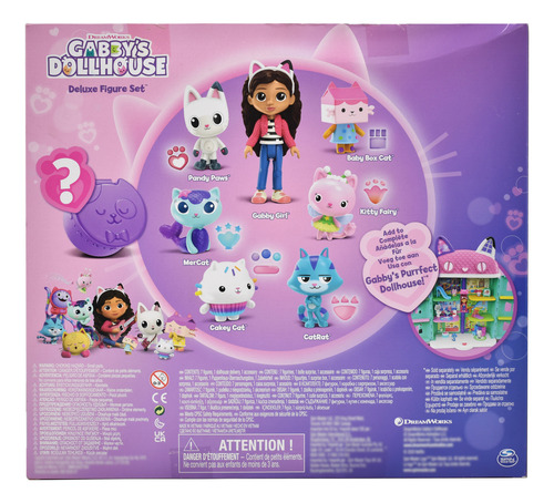 Gabbys Dollhouse Conjunto 8 Figuras Spin Master Cd