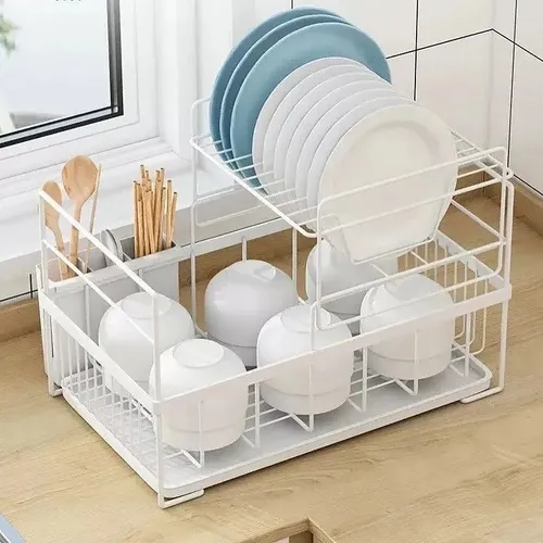 Kit De Cocina Escurridor Papelera 12l Carrito Tipo Ikea
