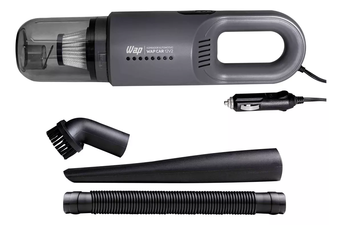 Aspirador Automotivo Portátil WAP CAR com Filtro HEPA e Cabo de 3,7m