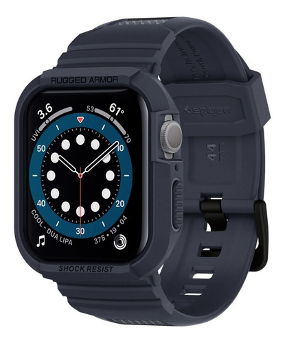 Case Y Correa Spigen Compatible Con Apple Watch 44mm Navy