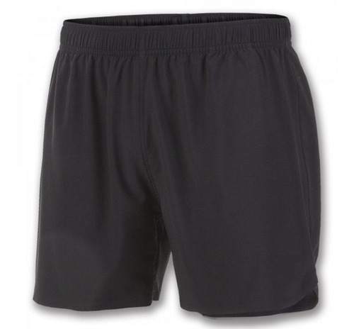 Short Deportivo Negro Liso Todo Tipo De Deporte Gym Fitness 