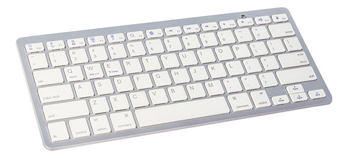 Mini Teclado Inalámbrico Ultrafino Blanco Para Teléfono Tabl