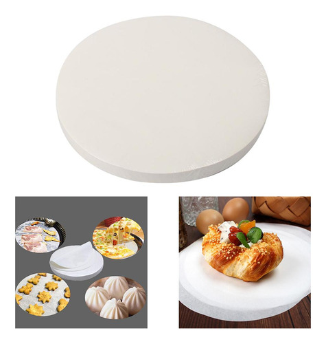 3 Rodajas De Papel Para Hamburguesas, 100 Piezas 25cm