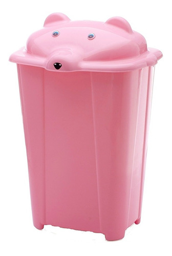 Imagem 2 de 5 de Kit Lixeira / Cesto Cabeça De Ursa Adoleta