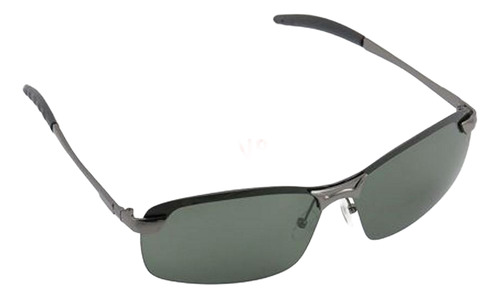 Óculos De Sol Lentes Foto Cromáticas Antirreflexo Polarizado Ocean Grey Clara Preto Preto Metalizado