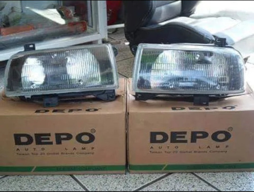 Par De Faros Para Jetta A3 Fondo Negro Depo Por Par 