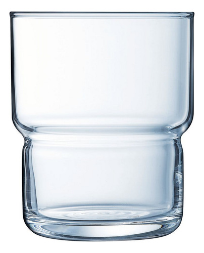 Juego 6 Vasos Vidrio Apilable 270ml Funambule Luminarc L6940