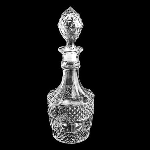 Imagem 3 de 10 de Licoreira De Vidro Com 4 Copos Para Whisky, Tequila E Licor.
