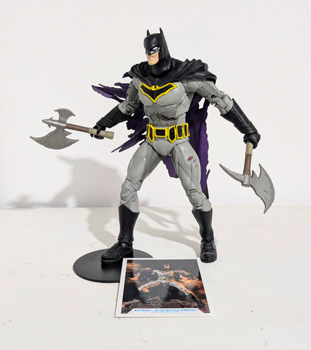 Batman Battle Damage Dc Multiverse Mcfarlane Toys Loose (Usado)