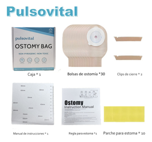 Bolsas Para Colostomia Articulos Paraostomia 30 Pzas