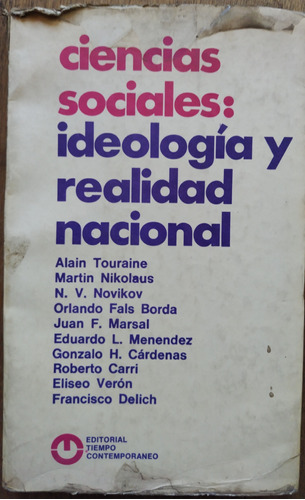 Ciencias Sociales: Ideología Y Realidad Nacional - Vvaa