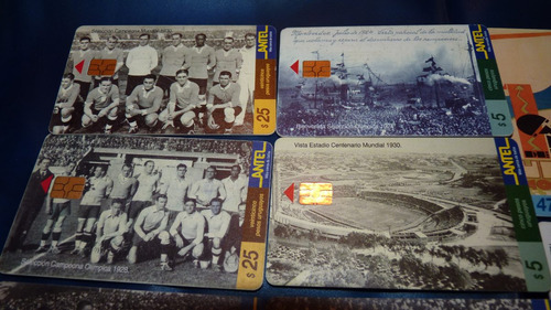 Lote De Tajetas Uruguay Mundial 1930