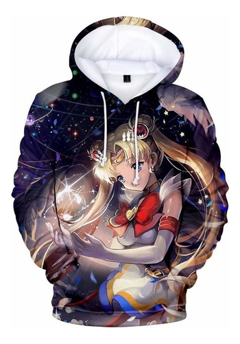 Sudadera Sailor Moon Dulce Popular Cool Moda Impresión 3d