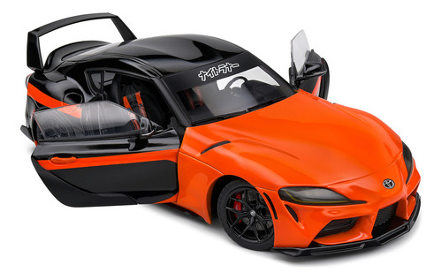 Toyota Gr Supra 2024 1:18 Solido Laranja