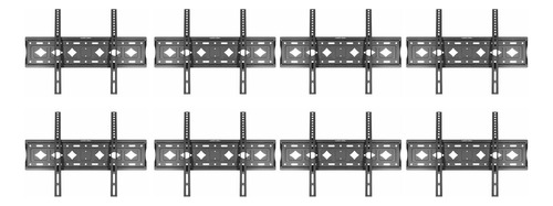 Kit 8 Soportes Para Tv Lucky Owl C53-t3275 De 32 A 75 Pulg Negro