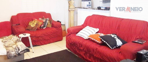 Casa Com 3 Dormitórios À Venda Por R$ 400.000,00 - Tupi - Praia Grande/sp - Ca0474