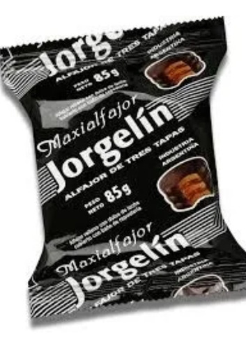 Alfajores Jorgelin X 24 Golosinera Naranjaylimon Floresta