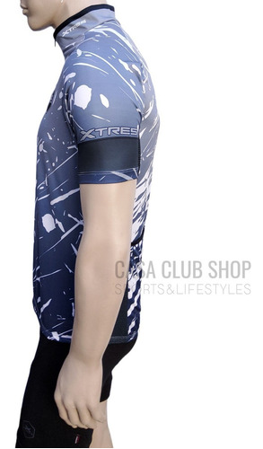 Imagen 5 de 6 de Remera Ciclismo Jersey Ciclista Estilo Clásico Bolsillos