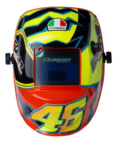 Careta Mascara Soldar Fotosensible Regulable Valentino Rossi