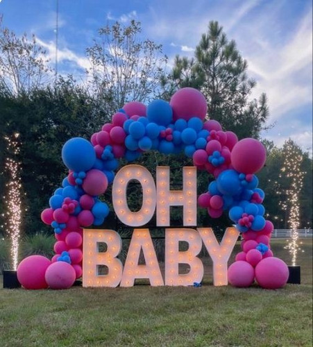 Oh Baby Letras En Alquiler Para Baby Shower 