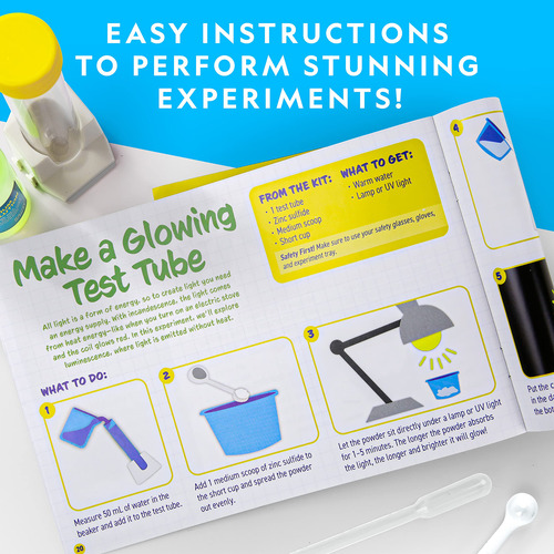 Set De Química National Geographic Mega Science Kit Para Niñ