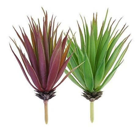 Bcp 2 Piezas Realista Lindo Verde Artificial Aloe Vera Plant