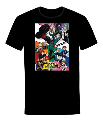Camisetas de boku no hero academia hotsell