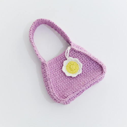 Bolso Mini Bag Tejido A Crochet 