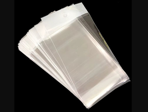 Bolsas De Celofán Autoadhesivas Para Exhibir 7x14 Cm