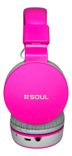 Auricular Bluetooth Inlambrico 4 En 1 Soul S600 Color Rosa