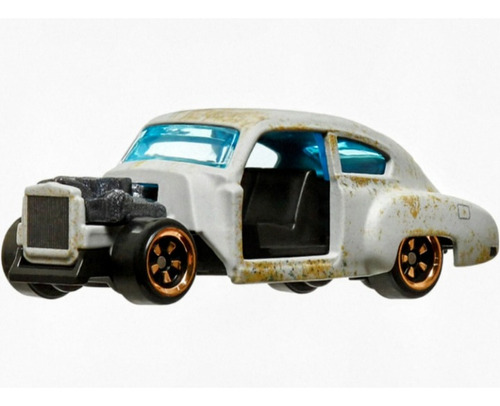 Auto Hot Wheels 1950 Chevy Fleetline Fast Furioso Unico Rdf1 Gris Con Ruedas Doradas