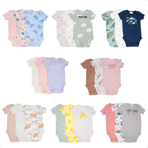 comprar Conjunto Kit Body Carters 3 Peças Manga Curta Menino\u002Fmenina