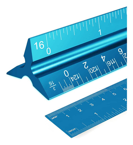 2 Pcs Regla De Escala Arquitectónica, 12  Regla De Esc...
