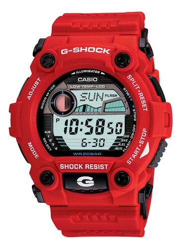 G-shock G-rescue Series - Reloj Para Hombre Con Esfera Roja.