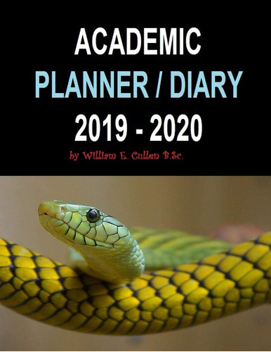 Libro: Agenda Académica 2019-2020: Serpiente