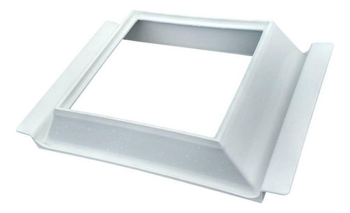 10 Suporte Laje Luz Solar Ecolaje Para Tijolo Vidro H8 30cm Cor Branco