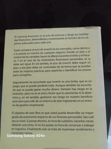 Coaching Financiero Personal (Usado)