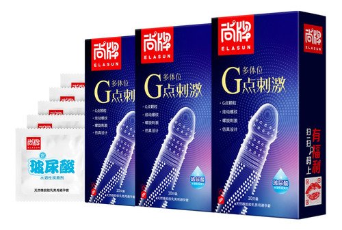 3×condón Sexual Supergrande Con Lubricación Del Punto G Con