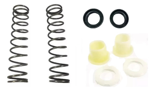 Kit Juego Buje + Resorte + Reten De Suspension Suzuki Ax 100