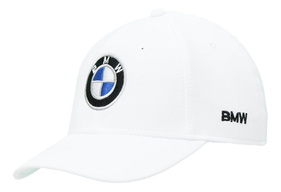 bone da bmw branco e azul