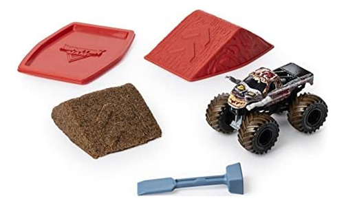 Monster Jam, Zombie Monster Dirt Starter Set, Con 8 Oz De Mo