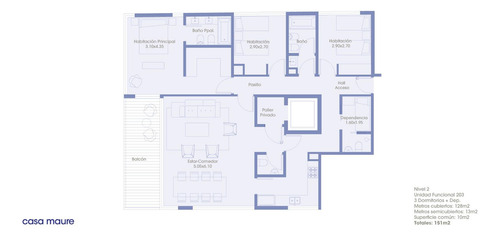 Departamento De 4 Ambientes Con Dependencia En Venta En La Imprenta
