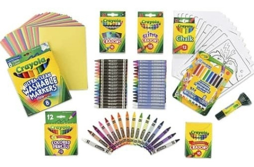 Crayola Super Art Coloring Kit De 100 Piezas.