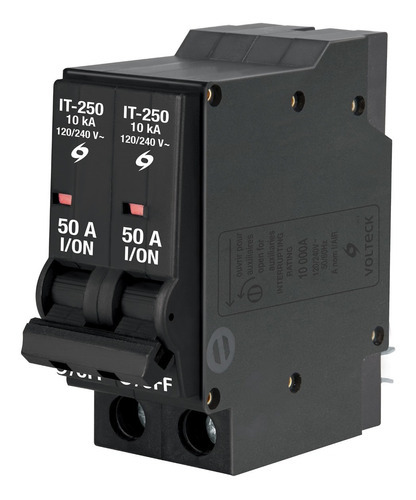 Pastilla Interruptor Termomagnético 2 Polo 50a Volteck 47512